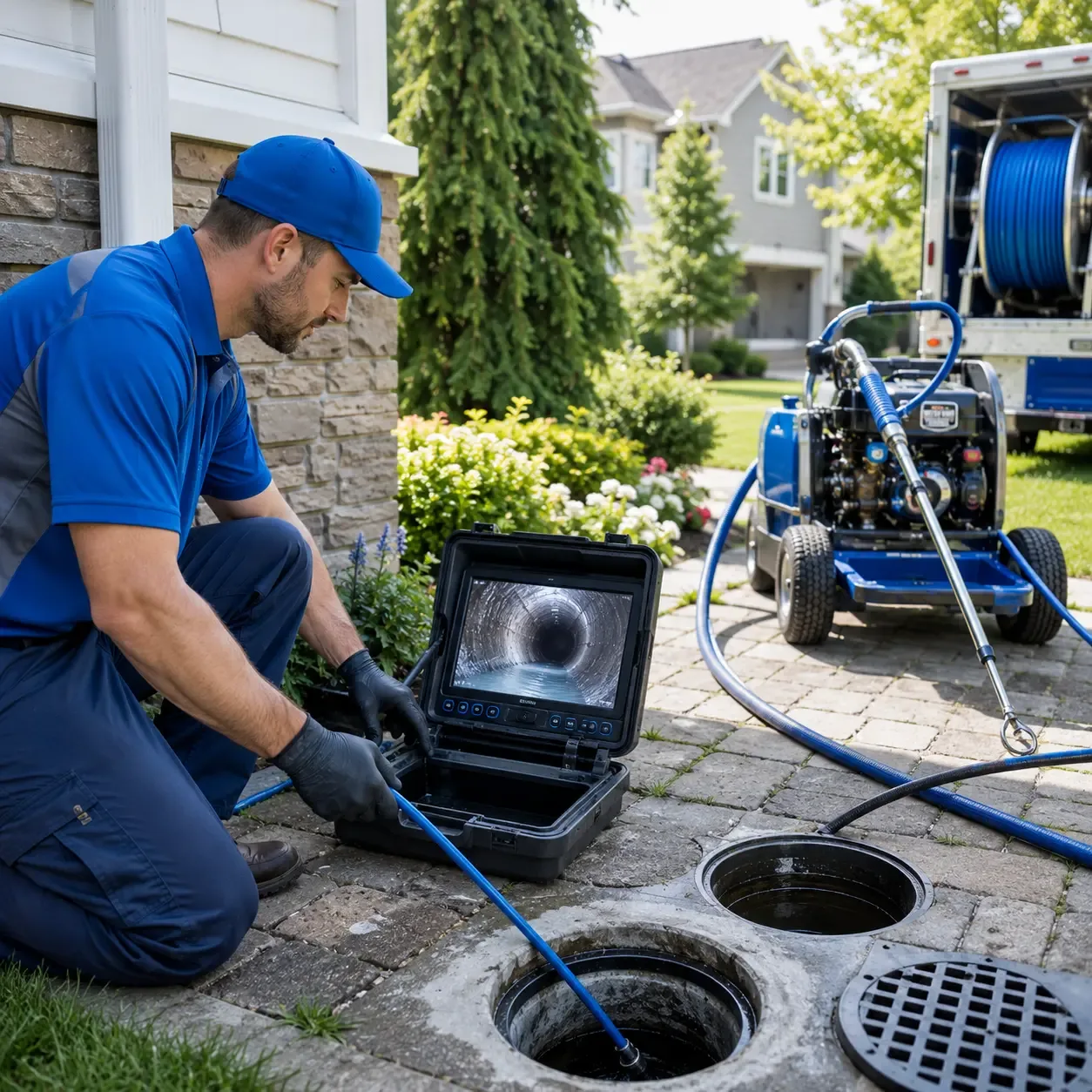 Outdoor drain cleaning professionals serving Bagwell, TX